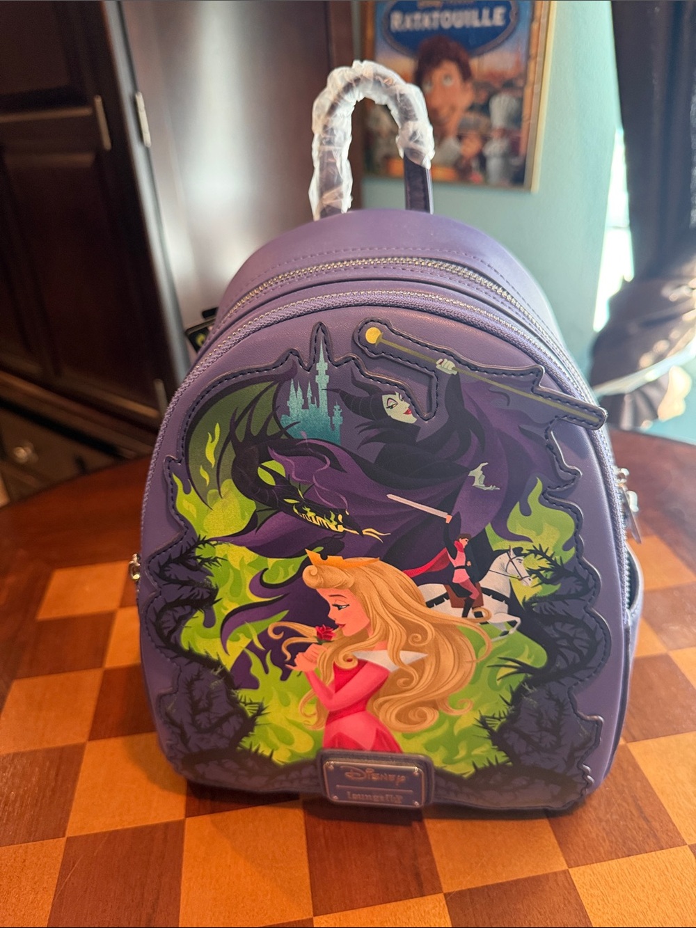Loungefly Disney Sleeping Beauty Characters Portrait Mini Backpack